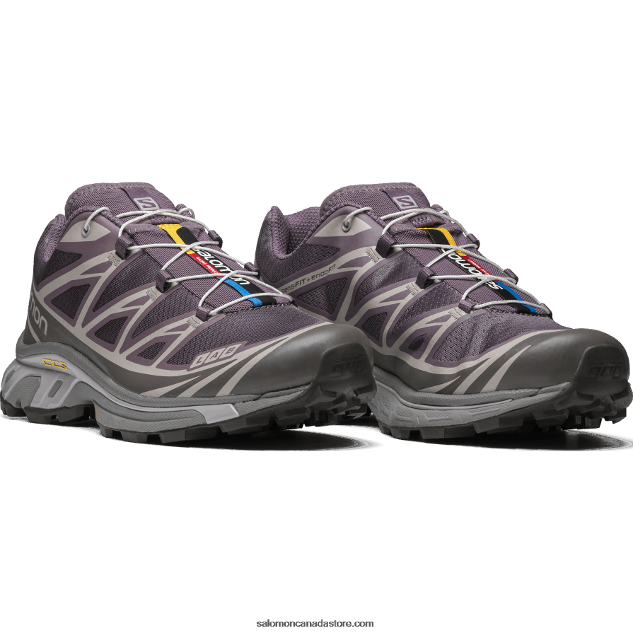 Men\'s Sportstyle Shoes - Xt-6 Salomon Moonscape/Plum Kitten/Gull X6B4FZ79