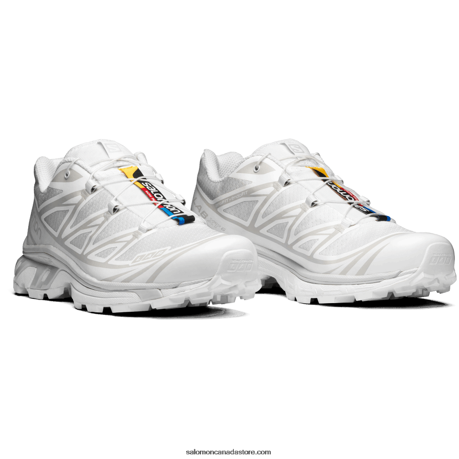 Men\'s Sportstyle Shoes - Xt-6 Salomon White/Lunar Rock X6B4FZ83