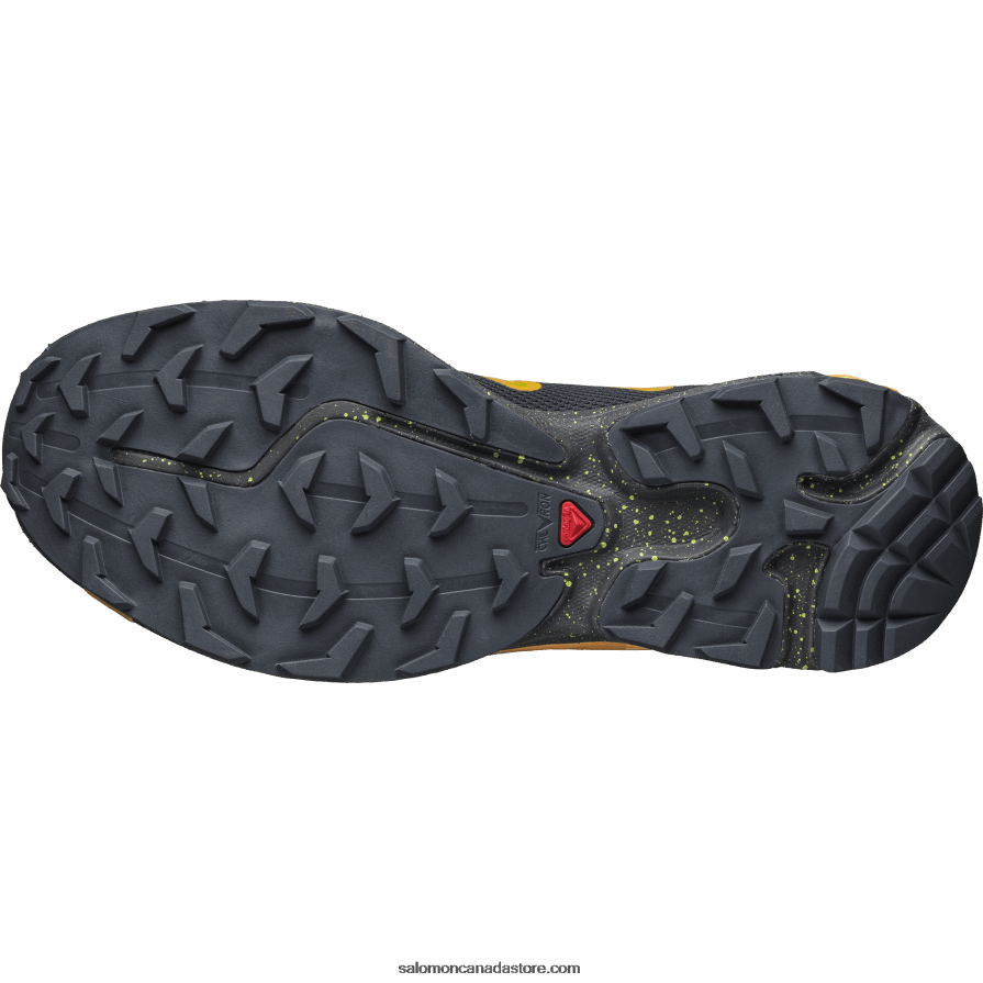 Men\'s Sportstyle Shoes - Xt-Rush 2 Salomon Ebony/Blazing Orange/Bright Lime Green X6B4FZ107