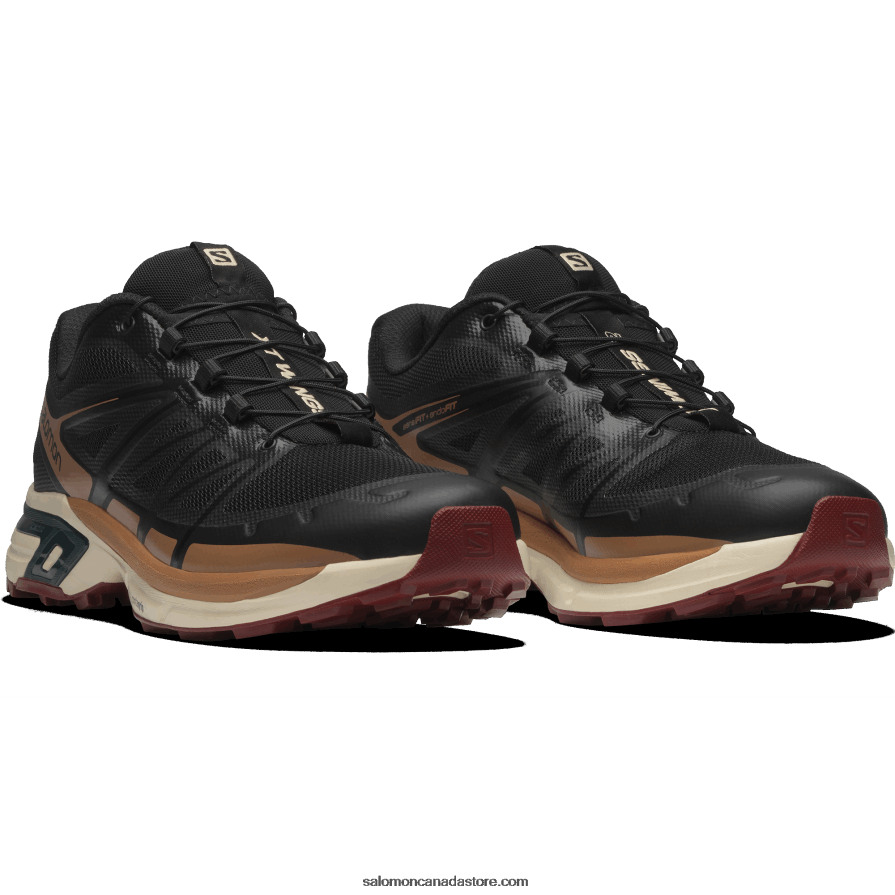 Men\'s Sportstyle Shoes - Xt-Wings 2 Salomon Black/Bleached Sand/Ponderosa Pine X6B4FZ197