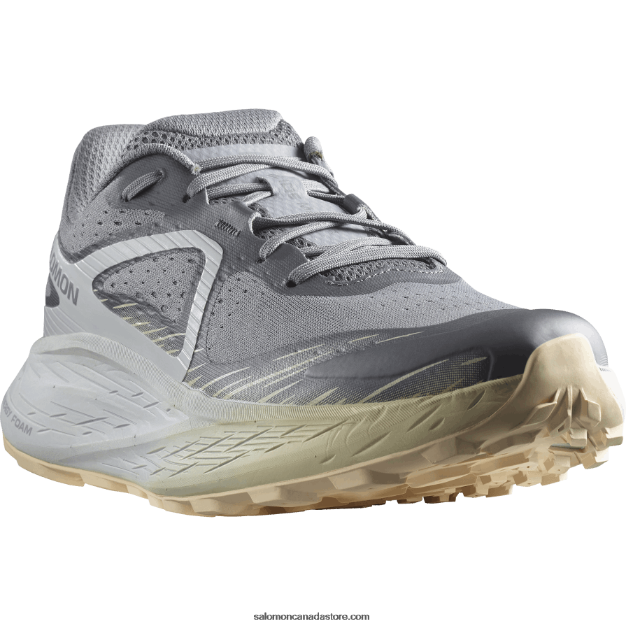 Men\'s Trail Running Shoes - Glide Max Tr Salomon Quiet Shade/Pearl Blue/Bleached Sand X6B4FZ1449