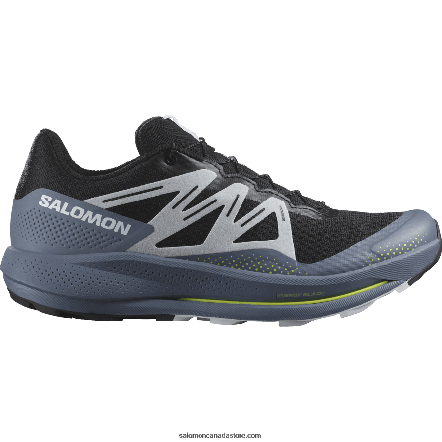 Men's Trail Running Shoes - Pulsar Trail Salomon Black/China Blue/Arctic Ice X6B4FZ1459