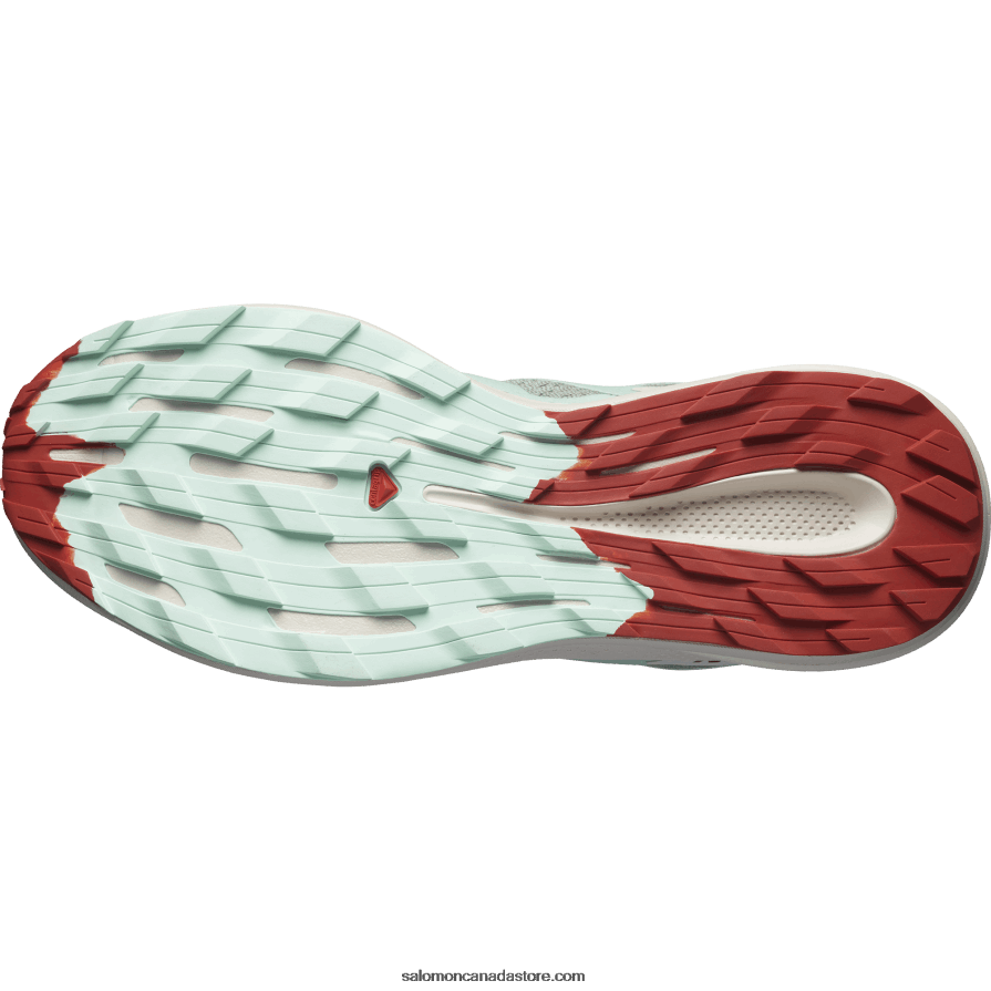 Men\'s Trail Running Shoes - Pulsar Trail Salomon Lily Pad/Bleached Aqua/Hot Sauce X6B4FZ1464