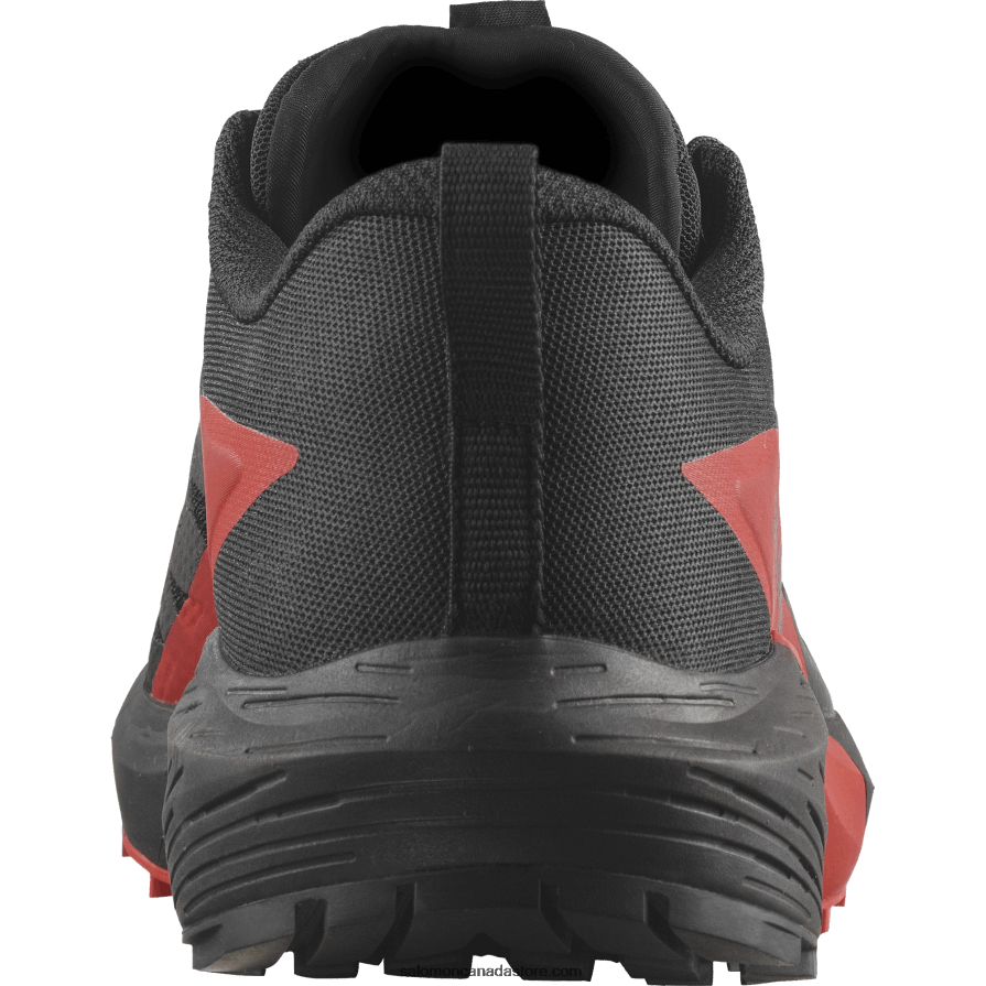 Men\'s Trail Running Shoes - Sense Ride 5 Salomon Black/Fiery Red X6B4FZ1432