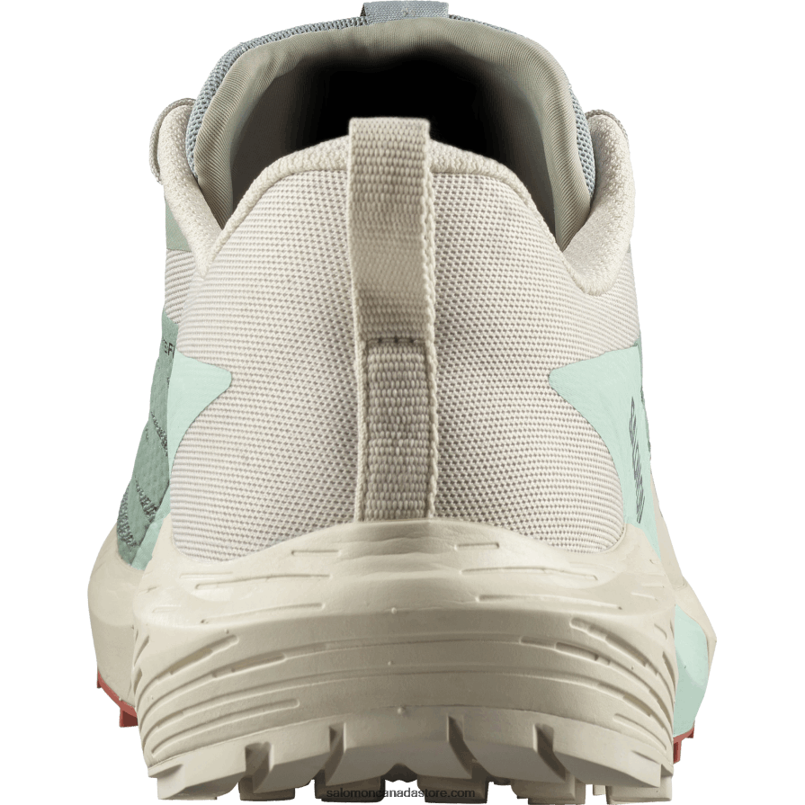 Men\'s Trail Running Shoes - Sense Ride 5 Salomon Lily Pad/Rainy Day/Bleached Aqua X6B4FZ1433