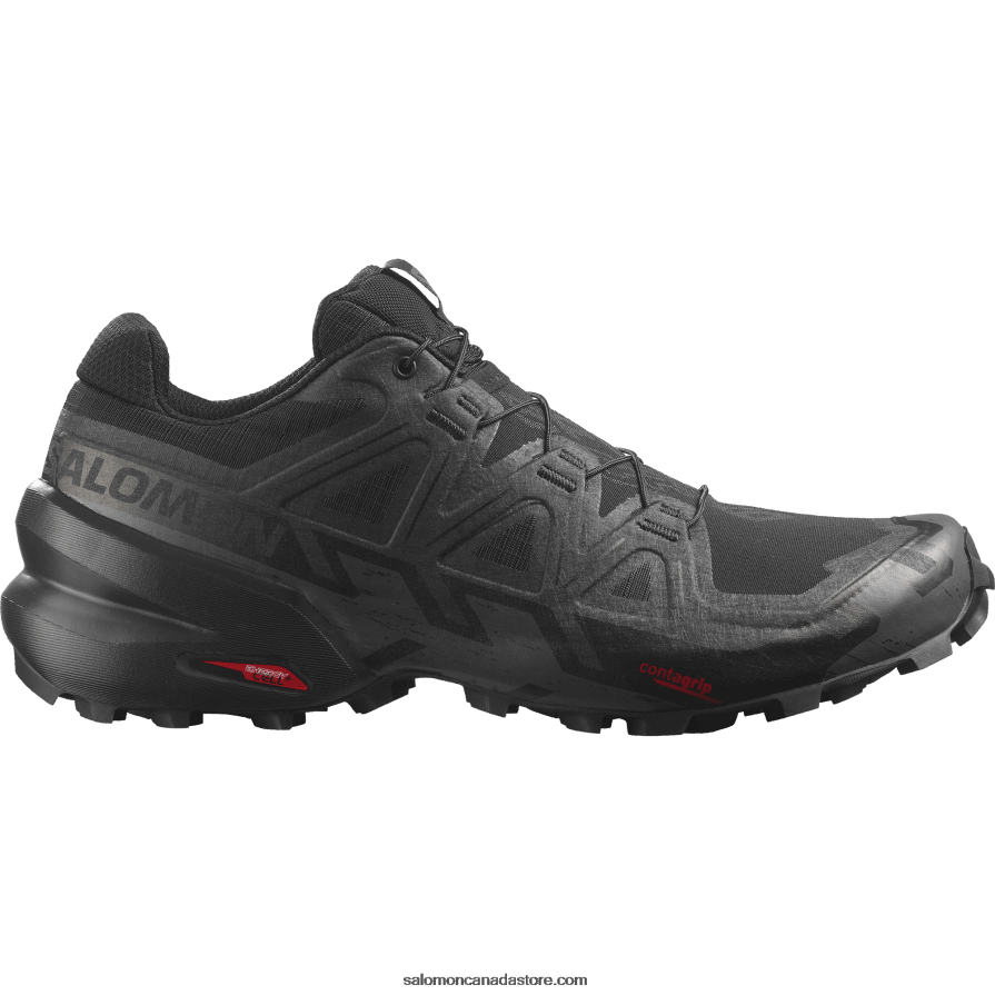 Men's Trail Running Shoes - Speedcross 6 Salomon Black/Phantom X6B4FZ1452