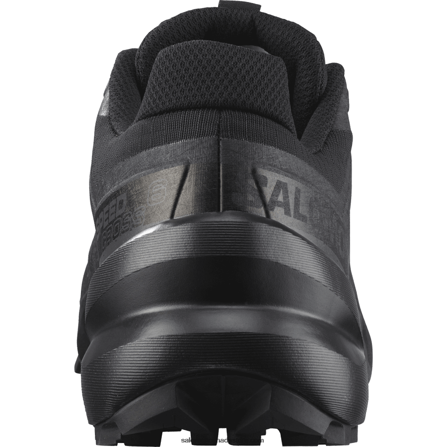 Men\'s Trail Running Shoes - Speedcross 6 Salomon Black/Phantom X6B4FZ1452