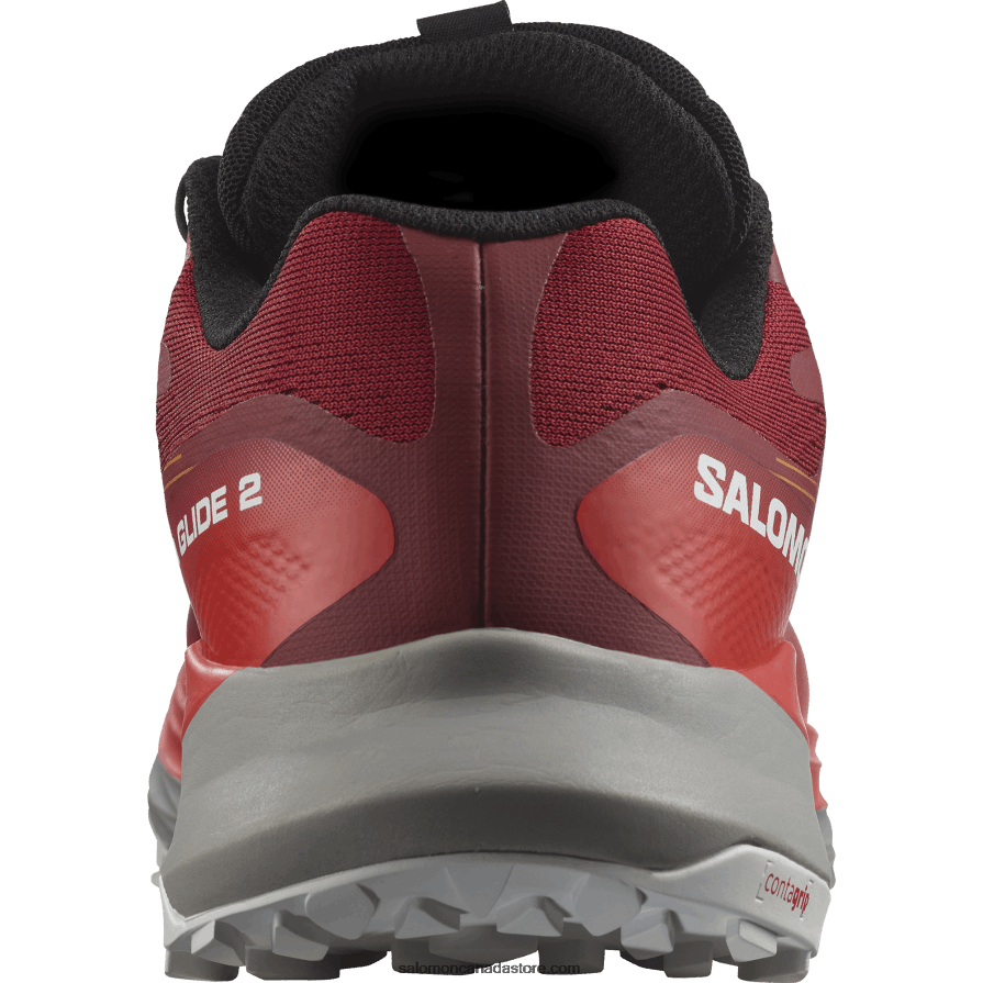 Men\'s Trail Running Shoes - Ultra Glide 2 Gore-Tex Salomon Biking Red/Frost Gray/Turmeric X6B4FZ1442