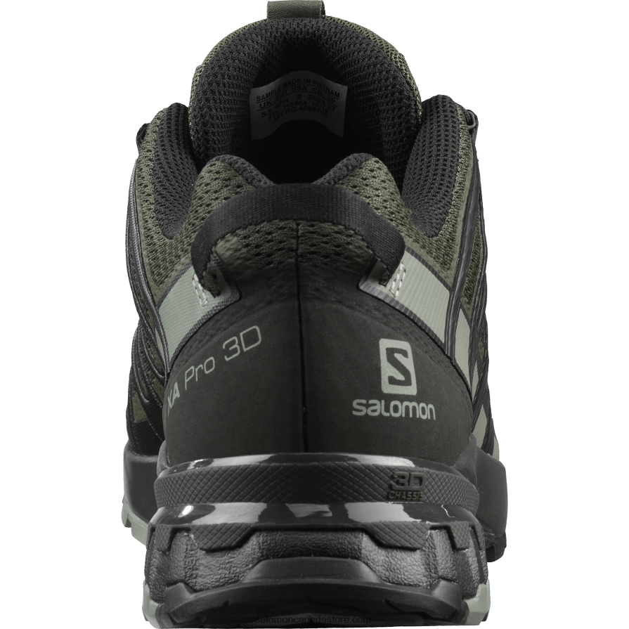 Men\'s Trail Running Shoes - Xa Pro 3D V8 Salomon Grape Leaf/Peat/Shadow X6B4FZ1478