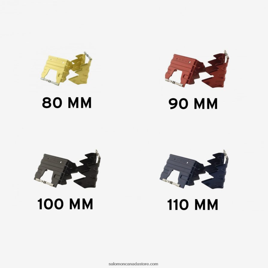 Men\'s Spare Parts for Bindings - 1X2 Crampon Mtn/Backland Salomon L41129800+ X6B4FZ490