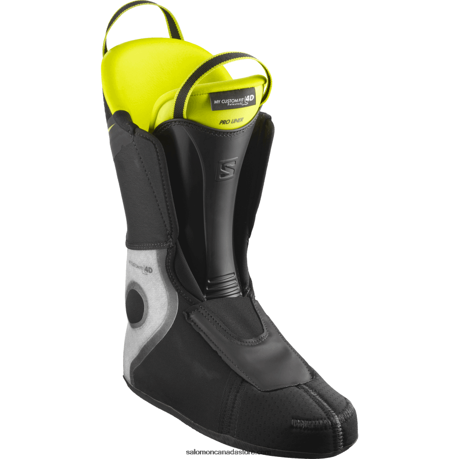 Men\'s On-Piste Boots - S/Pro Mv 110 Salomon Black/Acid Green/Dark Silver Metallics05 X6B4FZ1231