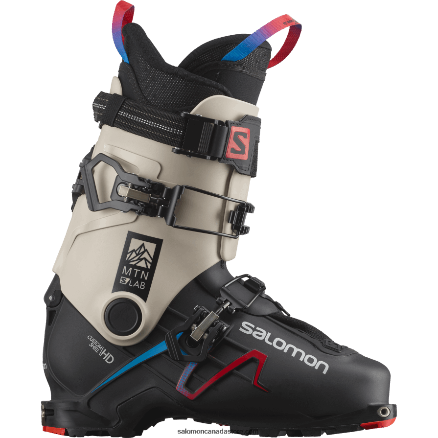Men\'s Touring Boots - S/Lab Mtn Salomon Black/Rainy Day/Red X6B4FZ1214