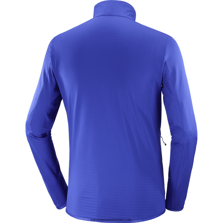 Men\'s Full Zip Midlayer Jacket - Essential Lightwarm Salomon Surf The Web X6B4FZ554