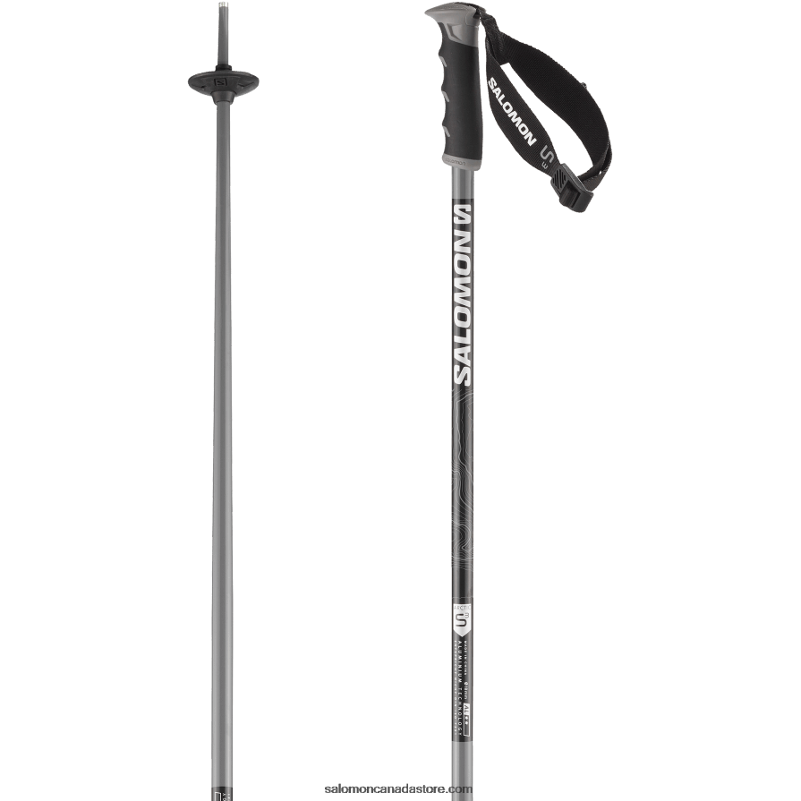 Men's Alpine Poles - Arctic S3 Salomon Black X6B4FZ1243