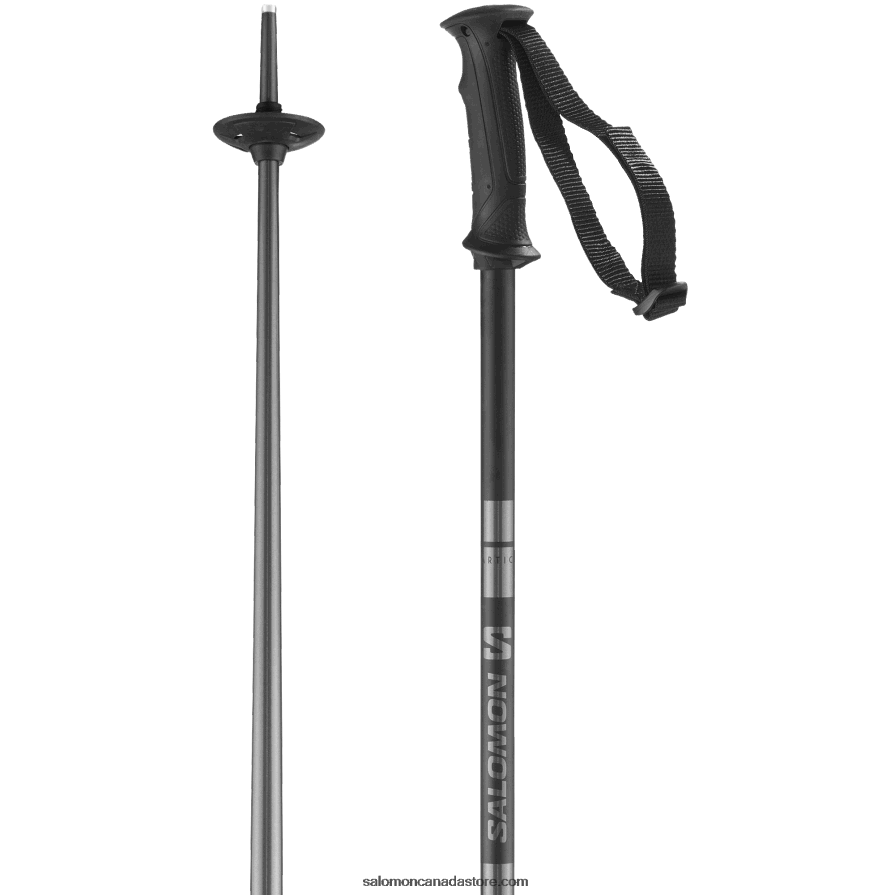 Men's Alpine Poles - Arctic Salomon Black X6B4FZ1255