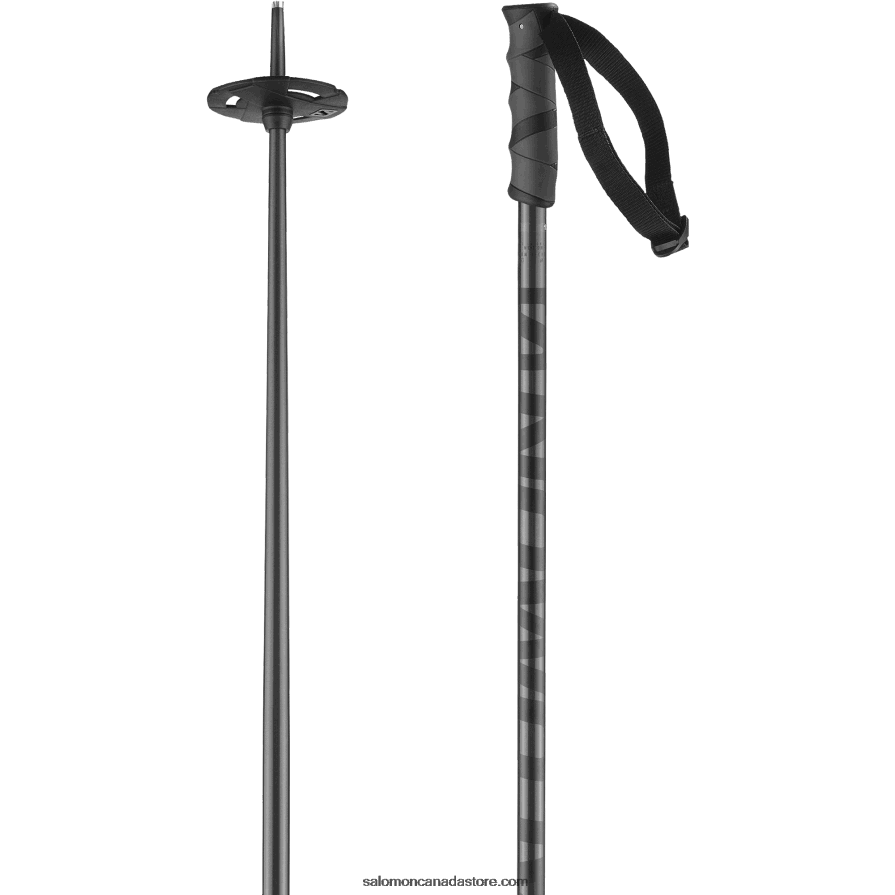 Men's Alpine Poles - Hacker Salomon Black X6B4FZ1253