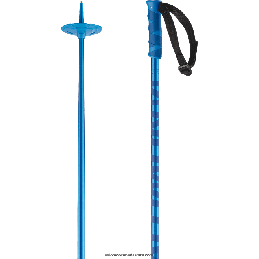 Men's Alpine Poles - Hacker Salomon Blue X6B4FZ1254