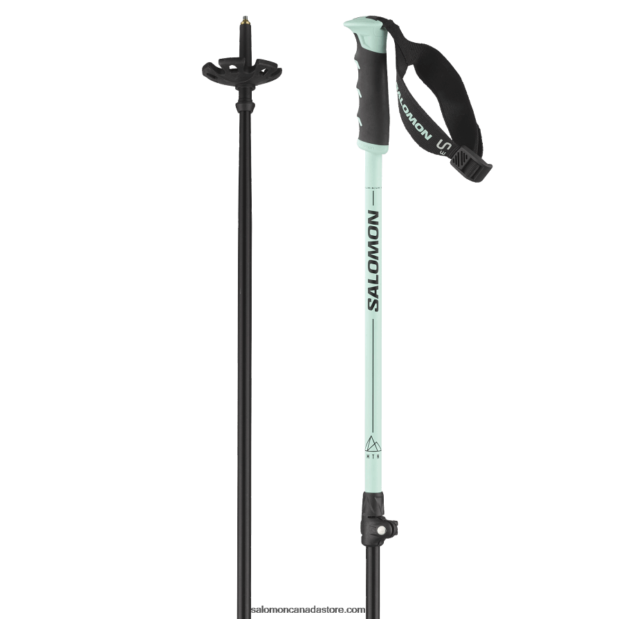 Men's Alpine Poles - Mtn Alu S3 Salomon Bleached Aqua X6B4FZ1246