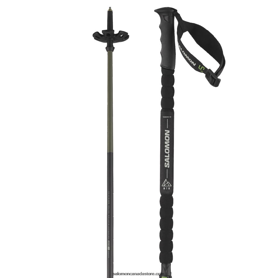 Men's Alpine Poles - Mtn Carbon S3 Salomon Black/Yellow X6B4FZ1245