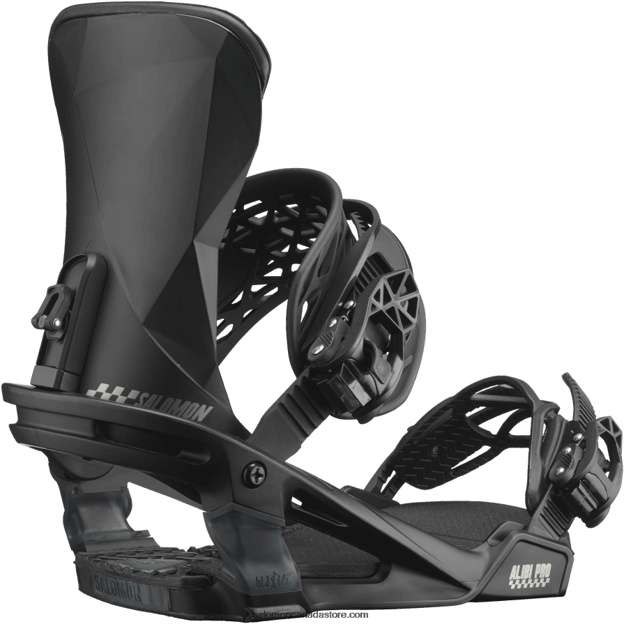 Men's Snowboard Bindings - Alibi Pro Salomon Black X6B4FZ613