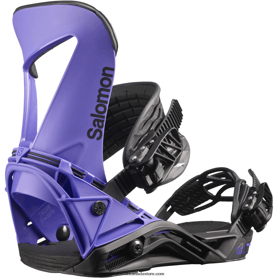 Men's Snowboard Bindings - Hologram Salomon Purple/Black X6B4FZ617