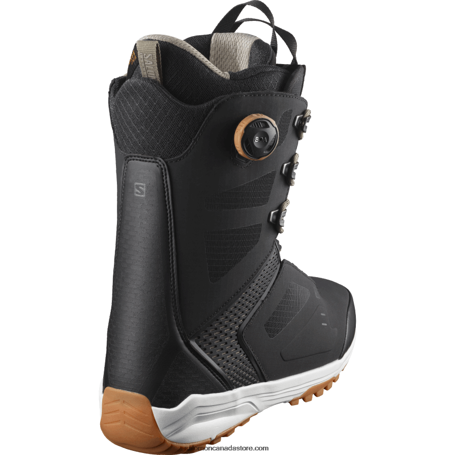 Men\'s Snowboard Boots - Dialogue Lace Sj Boa Salomon Black/Vetiver X6B4FZ584
