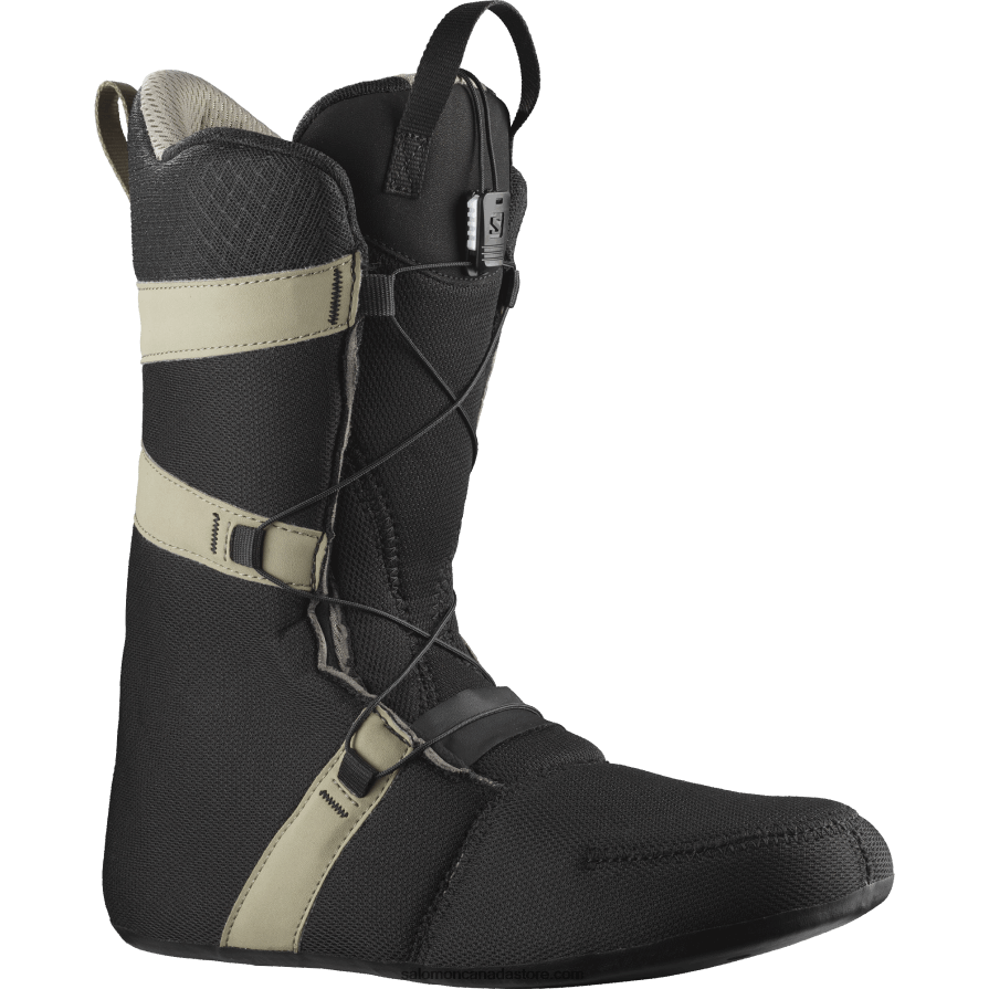 Men\'s Snowboard Boots - Dialogue Lace Sj Boa Salomon Black/Vetiver X6B4FZ584