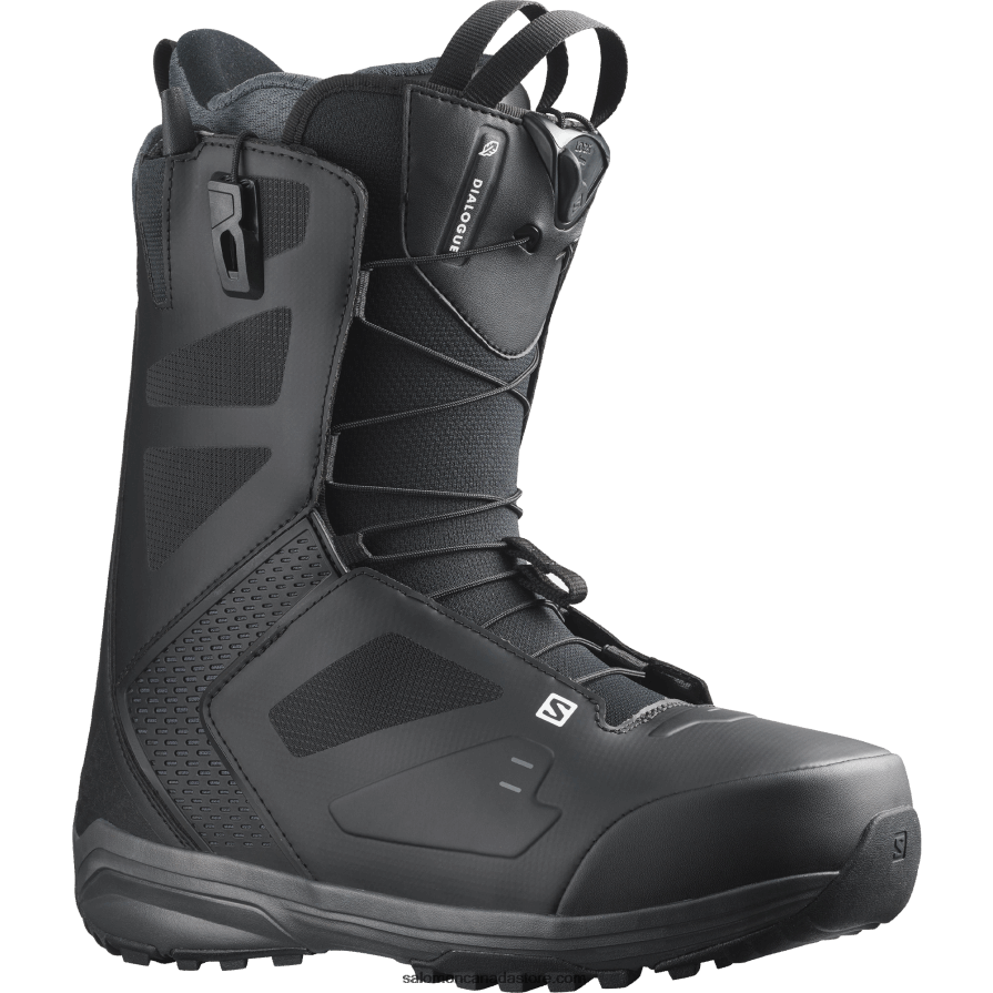 Men\'s Snowboard Boots - Dialogue Wide Jp Salomon Black/Magnet X6B4FZ601