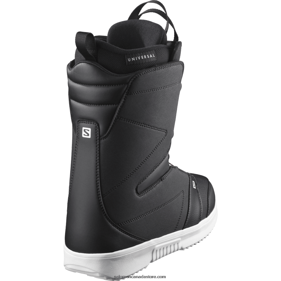 Men\'s Snowboard Boots - Faction Boa Salomon Black/White X6B4FZ600