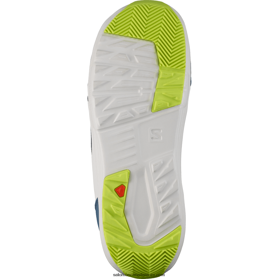 Men\'s Snowboard Boots - Launch Lace Sj Boa Team Salomon Nimbus Cloud/China Blue/Acid Lime X6B4FZ591