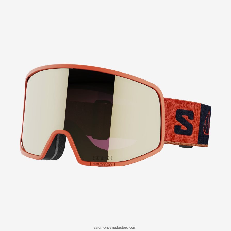 Men's Goggles - Lo Fi Sigma Salomon Burnt Ochre X6B4FZ662