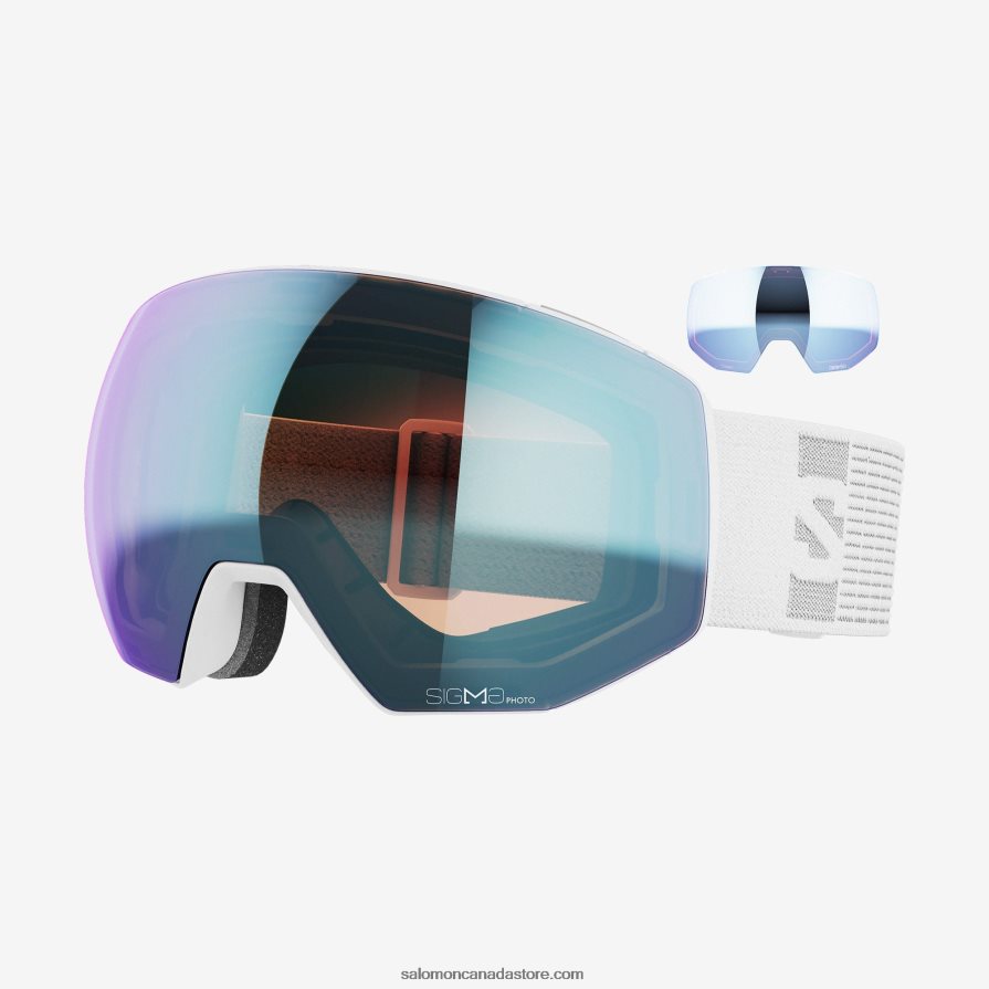 Men's Goggles - Radium Prime Sigma Photochromic (And Extra Lens) Salomon White X6B4FZ666