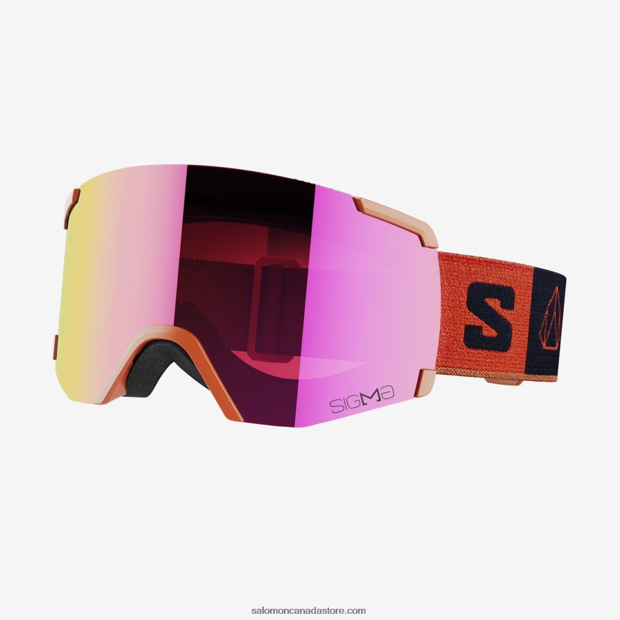 Men's Goggles - S/View Sigma Salomon Burnt Ochre X6B4FZ653