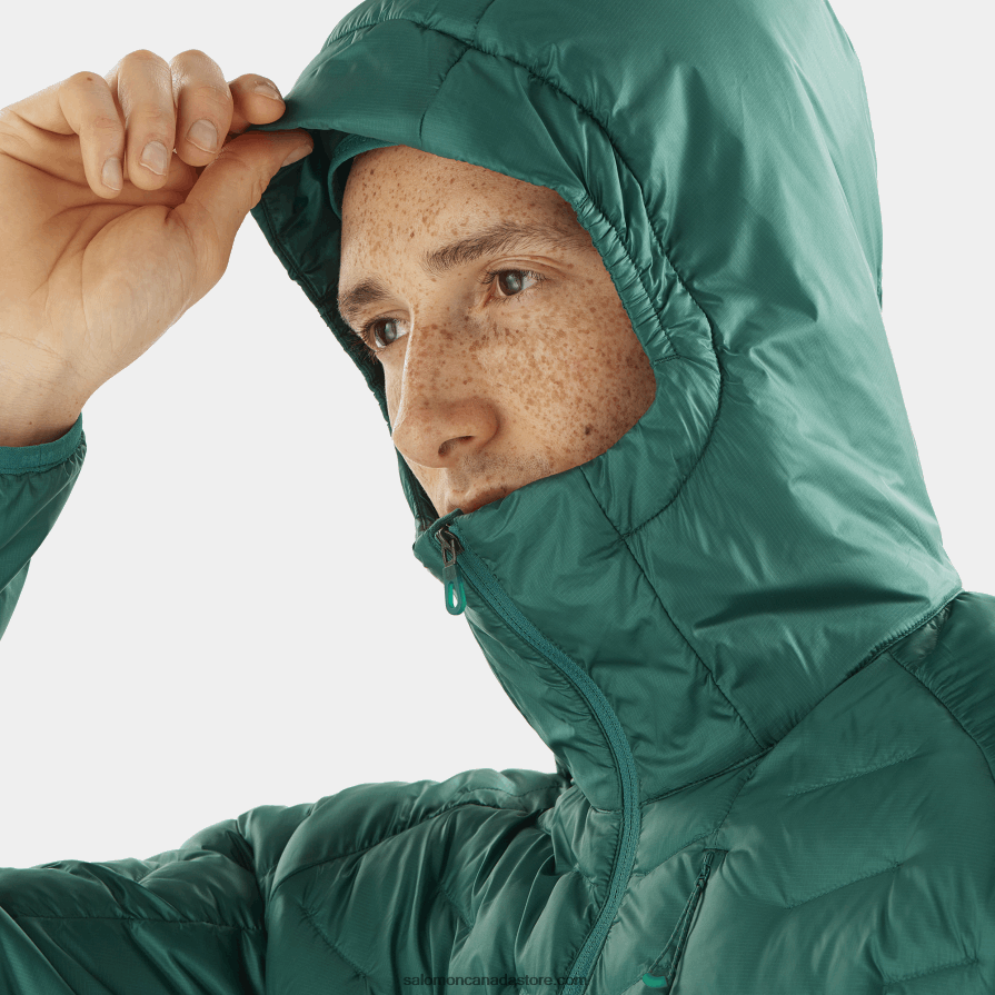 Men\'s Insulated Hooded Jacket - Outline Primaloft Salomon Pacific X6B4FZ1088