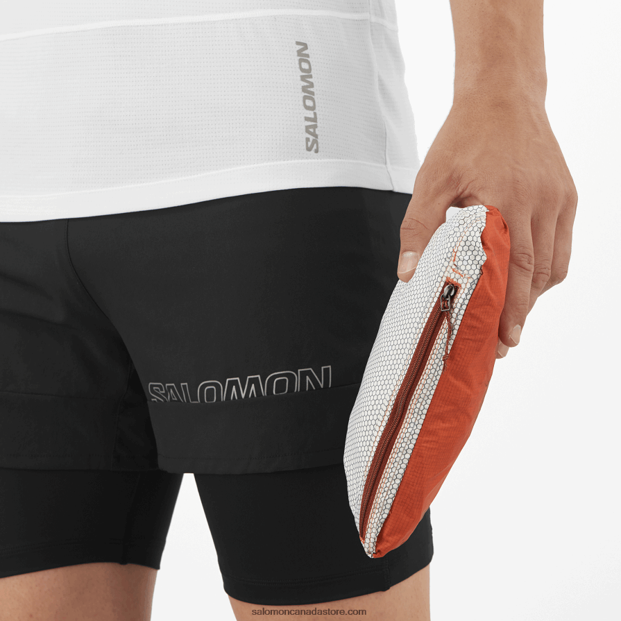 Men\'s Shell Jacket - Bonatti Waterproof Salomon Burnt Ochre/Ao/Burnt Henna X6B4FZ1100