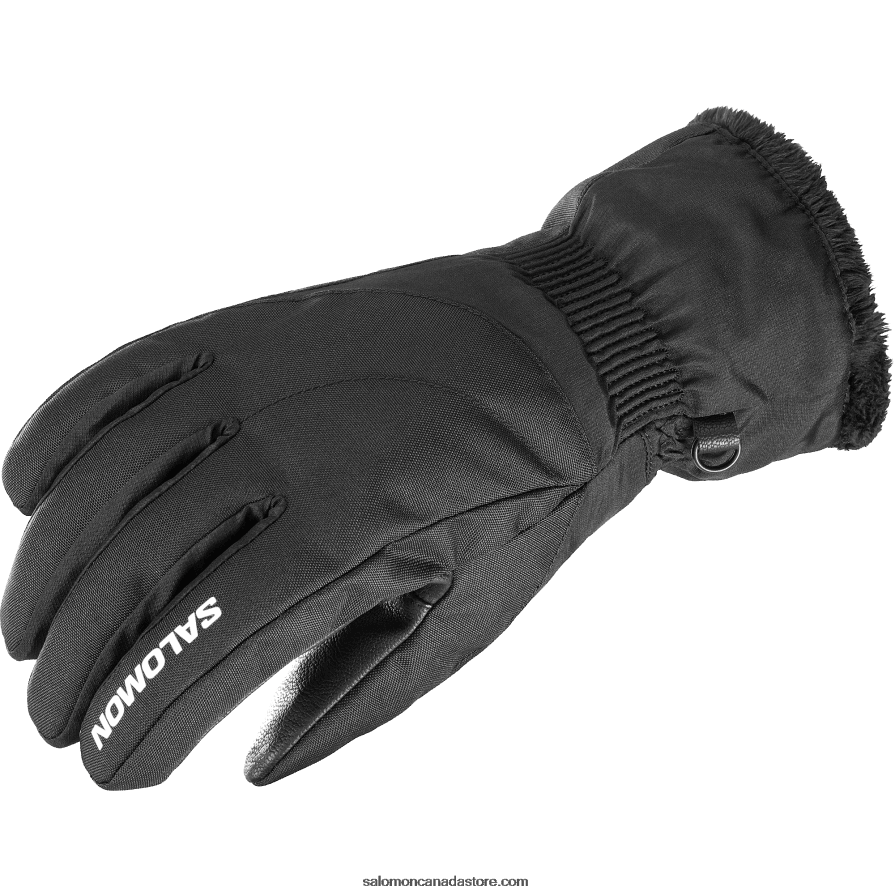 Women's Gloves - Force Gore-Tex Salomon Deep Black X6B4FZ993