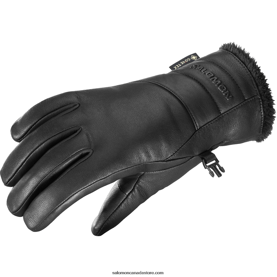 Women's Gloves - Native Gore-Tex Salomon Deep Black X6B4FZ988