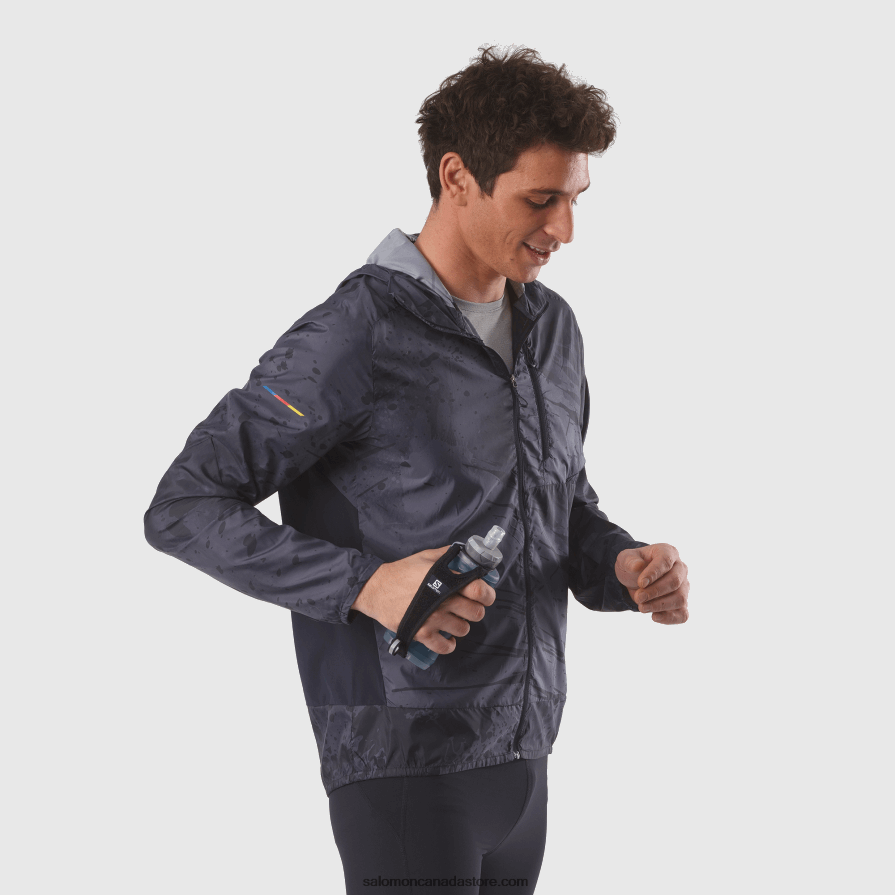 Women's Handheld with flask included - Active Salomon Black/Slate Grey X6B4FZ984