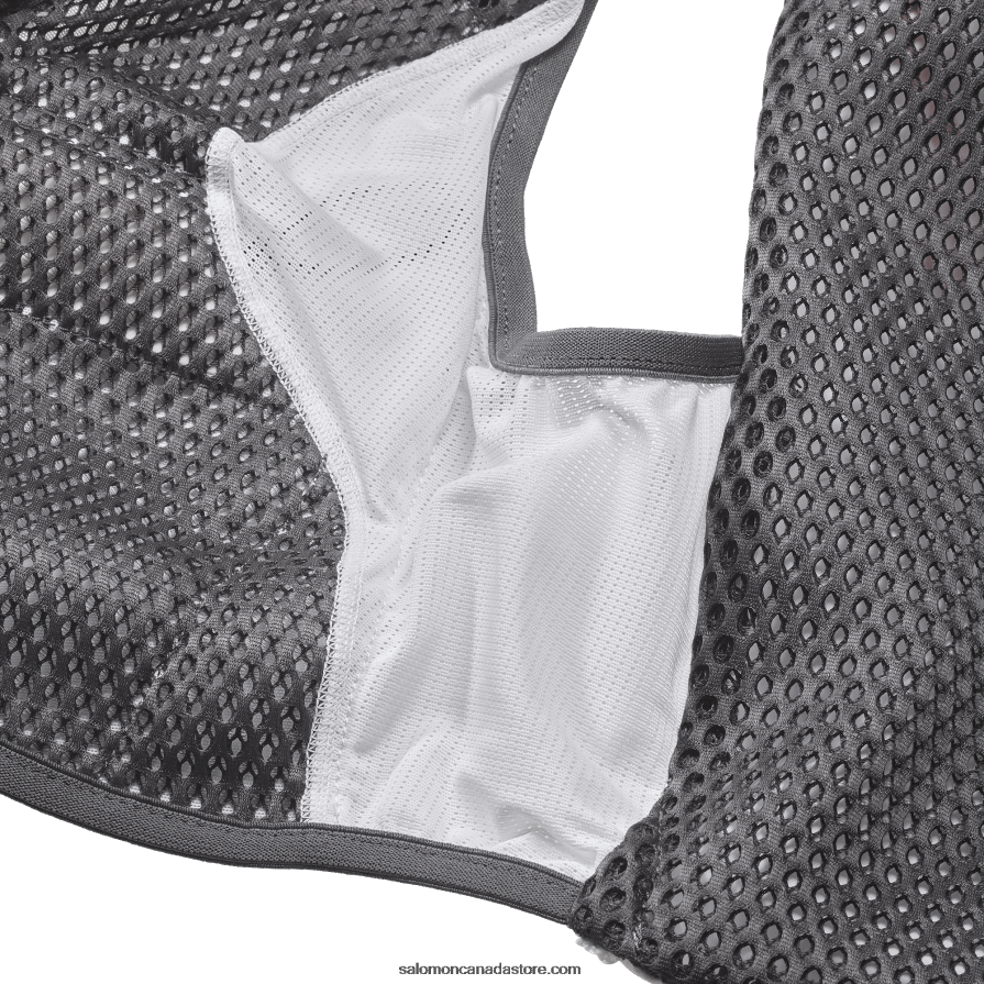 Women\'s Running Vest with flasks included - Active Skin 8 Salomon White/Ebony X6B4FZ982