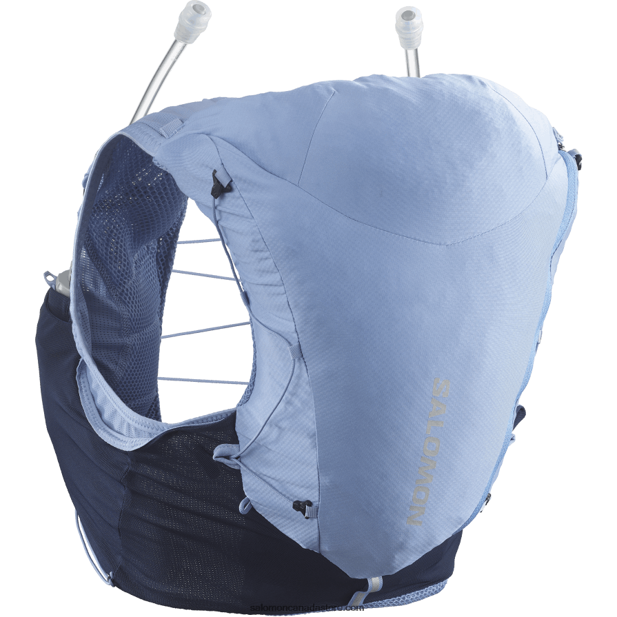 Women\'s Running Vest with flasks included - Adv Skin 12 Salomon English Manor/Black Iris X6B4FZ966