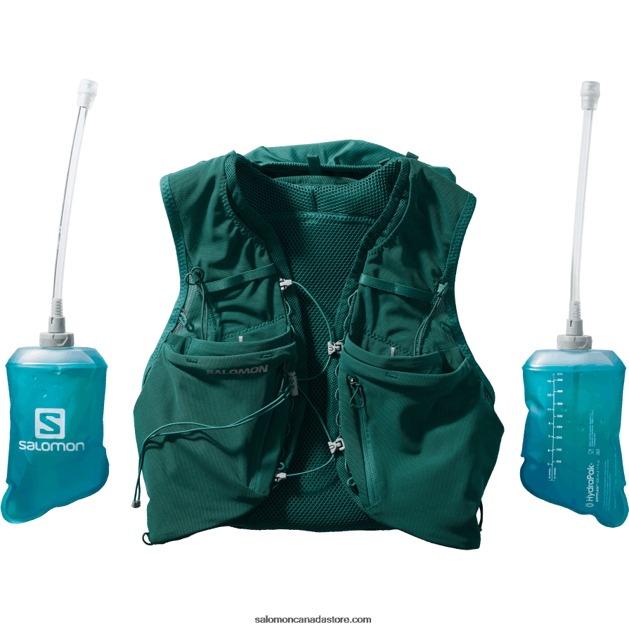 Women\'s Running Vest with flasks included - Adv Skin 12 Salomon Pacific X6B4FZ969