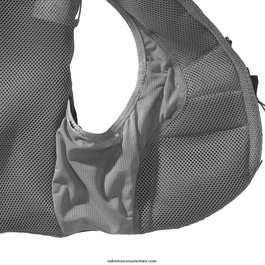 Women\'s Running Vest with flasks included - Adv Skin 12 Salomon Quiet Shade/Black X6B4FZ968