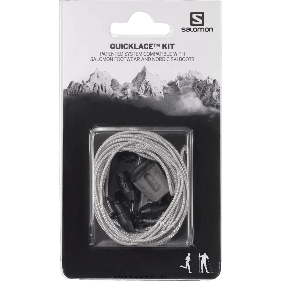 Women's Spare Parts - Quick Lace Kit Salomon Grey X6B4FZ798