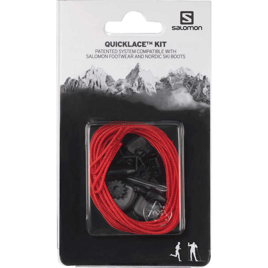 Women's Spare Parts - Quick Lace Kit Salomon Red X6B4FZ796