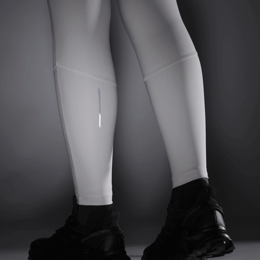 Women\'s 5/6 Tights - Cross Run 25 Salomon Oyster Mushroom/Ao X6B4FZ1157