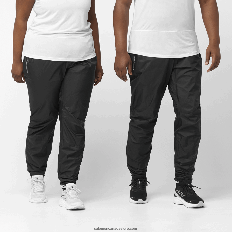 Women's Pants - Bonatti Waterproof Salomon Deep Black X6B4FZ946