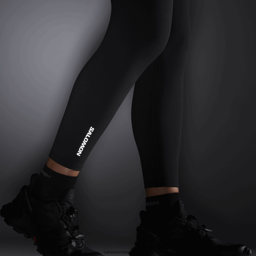 Women\'s Tights - Cross Multi 23 Salomon Deep Black X6B4FZ1166