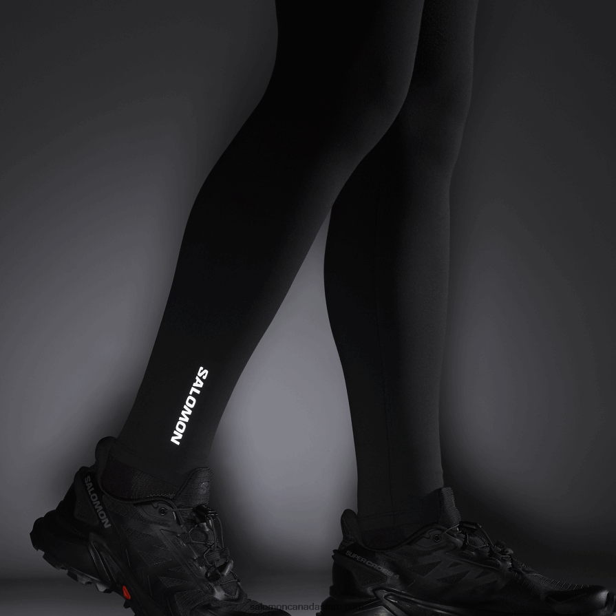 Women\'s Tights - Cross Multi 28 Salomon Deep Black X6B4FZ1167