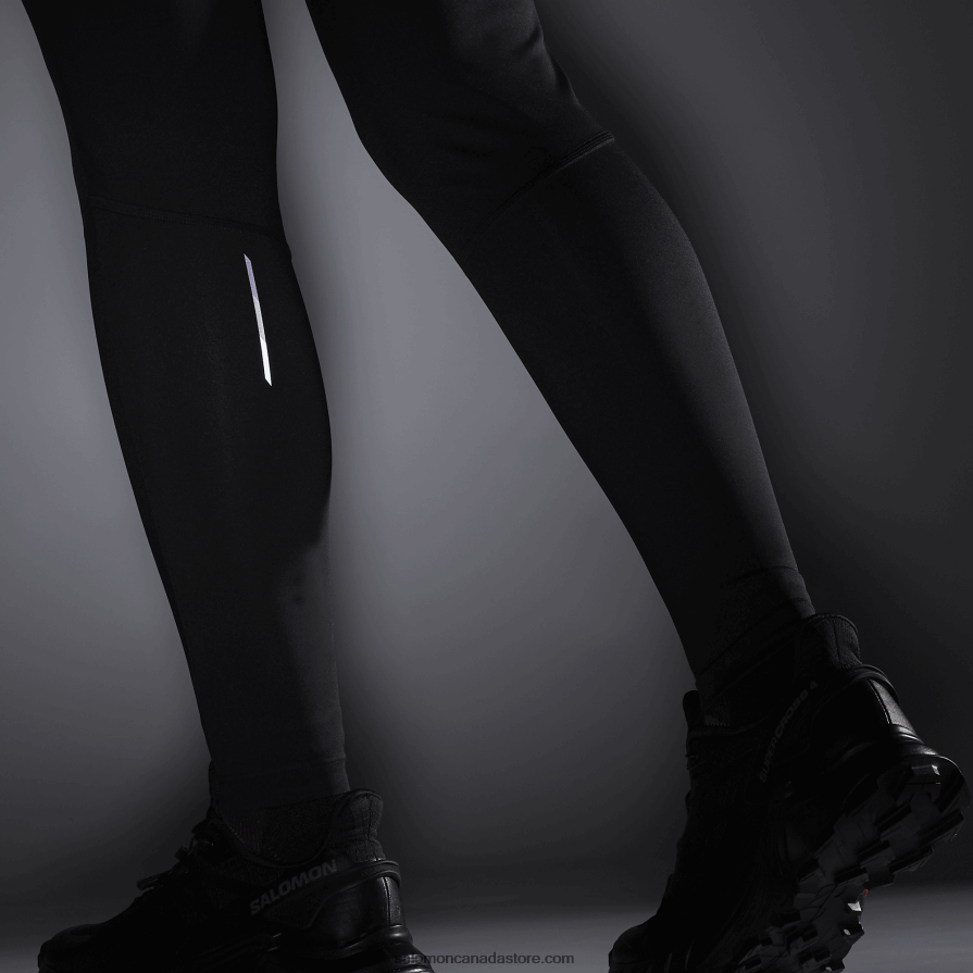 Women\'s Tights - Cross Run 28 Salomon Deep Black X6B4FZ1163