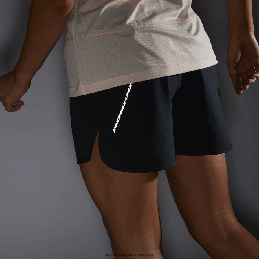 Women\'s Shorts - Cross 3 Salomon Deep Black X6B4FZ1190